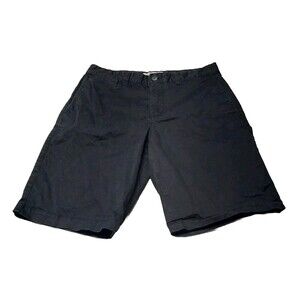 CALVIN KLEIN JEANS Men Size 29 Black Twill Casual Shorts Cotton Blend Comfy GUC